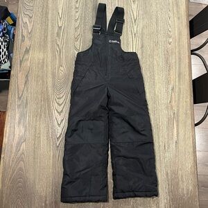Magellan Outdoor Snow Suits Boys Youth Winter Ski Bib Overalls Black Size XS